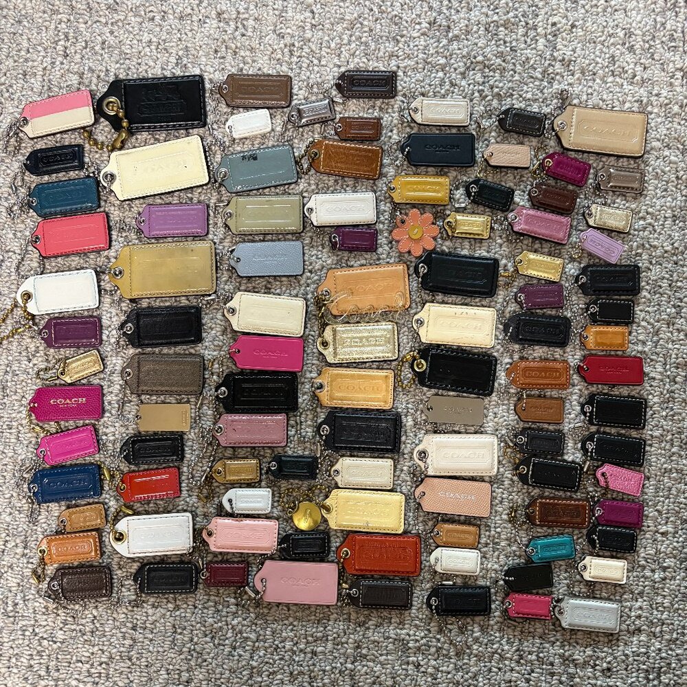 Lot of 98 Coach Hangtags